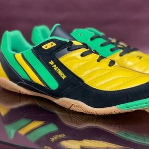 Patrick Turf Pro Vintage Indoor Soccer Shoes Men’s Size 12 Yellow & Green